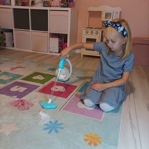 Aspirateur pour enfants avec sons et lumière Kruzzel bleu