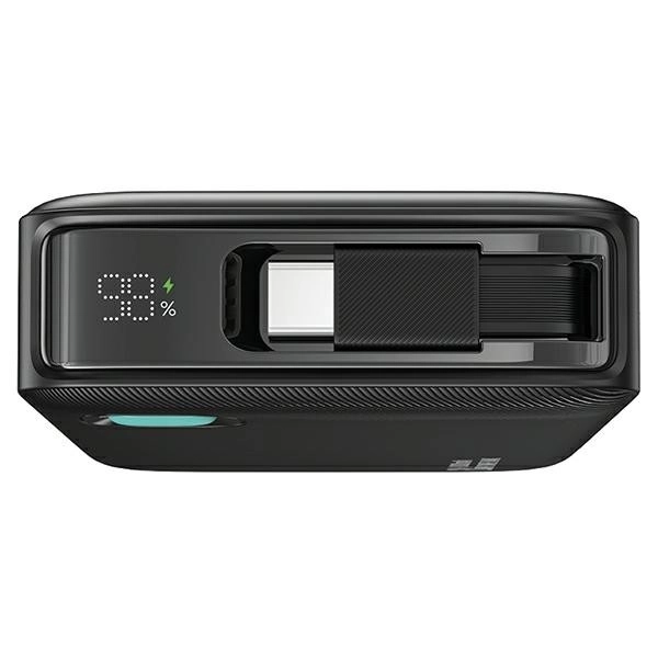 Powerbank avec une capacité de 10000mAh et charge rapide 20W avec câble USB-C intégré