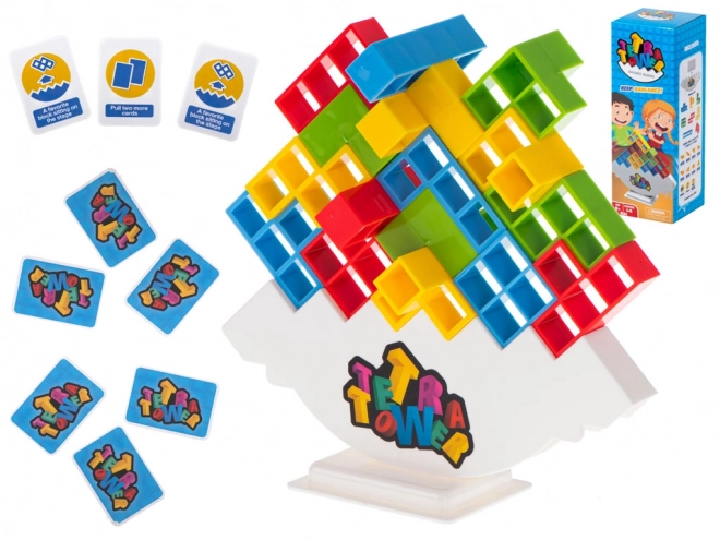 Jeu d'équilibre logique Montessori dans le style Tetris