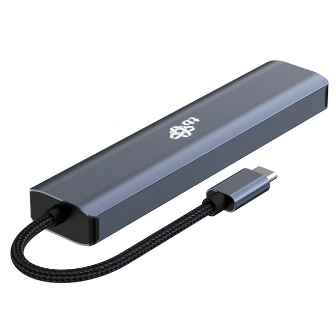 HUB adaptateur USB-C 6v1 - HDMI, 3x USB, PD, RJ-45
