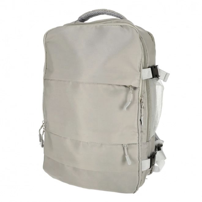 Sac à dos gris avec connexion USB résistant à l'eau