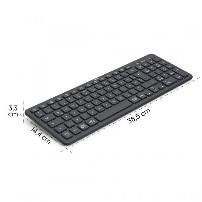Clavier sans fil Hama WK-300 noir