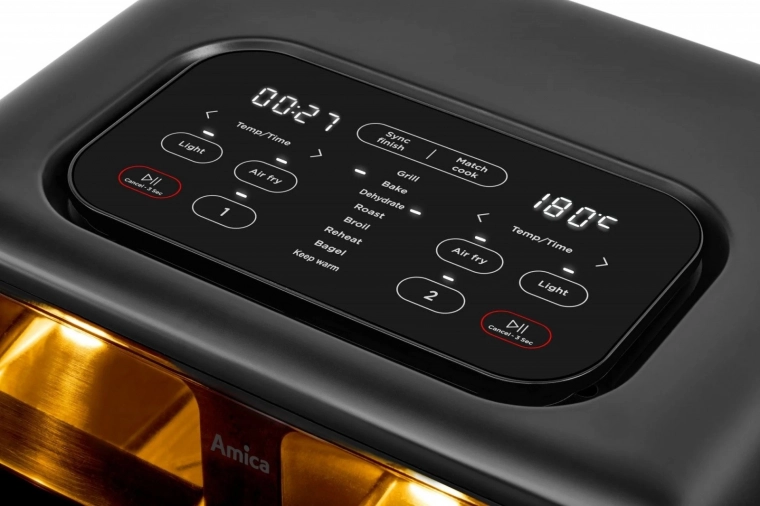 Commande tactile et large choix de programmes