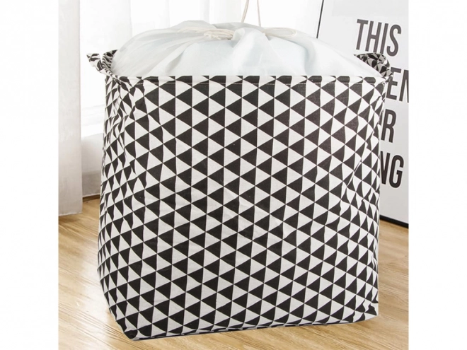 Panier à linge et jouets pliable et refermable