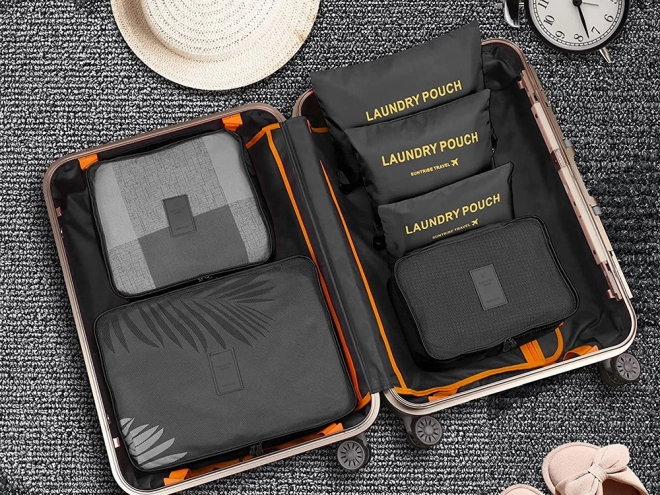 Organisateurs de voyage en filet pour bagage x6