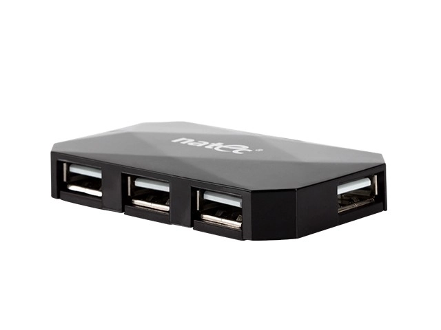 Hub USB 4 ports LOCUST USB 2.0 noir