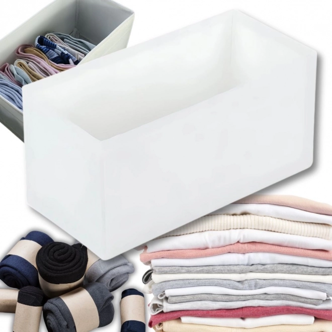 Organisateur pour sous-vêtements et chaussettes blanc