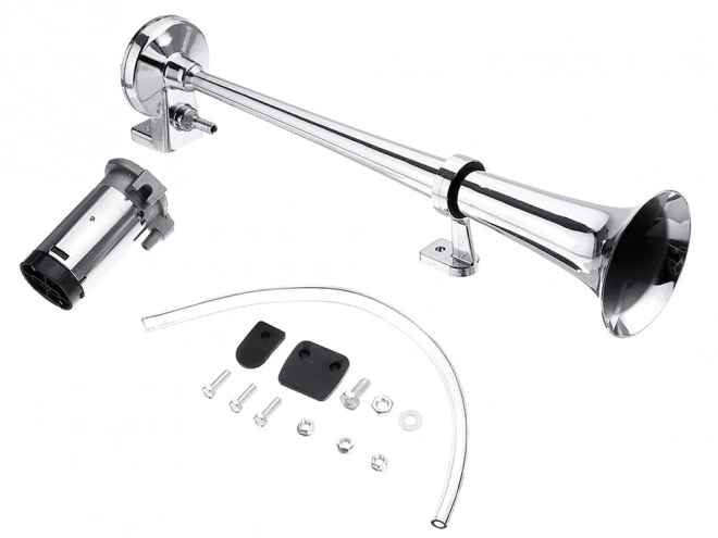 Klaxon pneumatique Chrome avec compresseur 12V