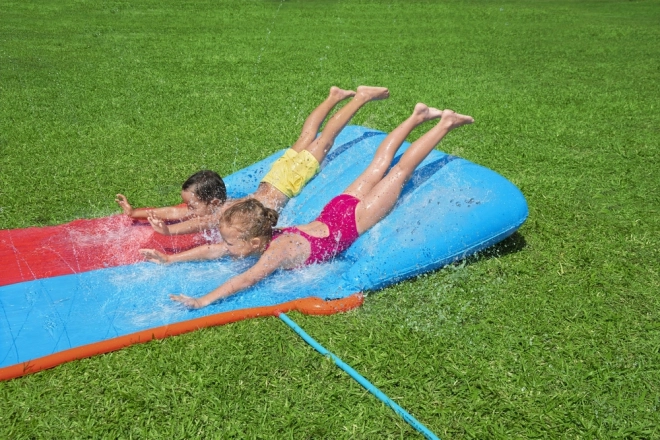 Toboggan aquatique Tsunami Double Slide 4,88m