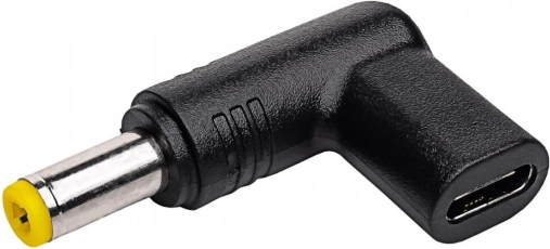 Adaptateur USB‑C vers 5,5 × 2,5 mm pour ordinateurs portables
