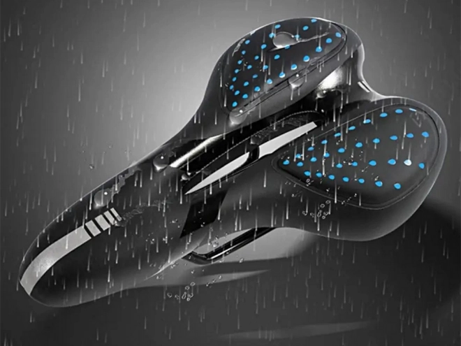 Selle de vélo sportive avec remplissage en gel