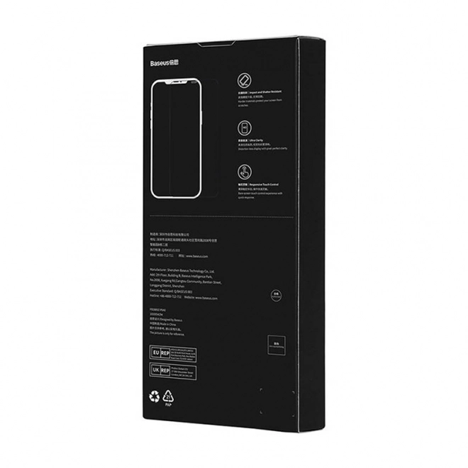 Baseus Crystal verre trempé 0,3 mm pour iPhone X/XS