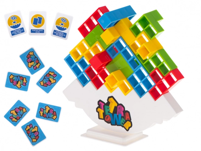 Jeu d'équilibre logique Montessori dans le style Tetris