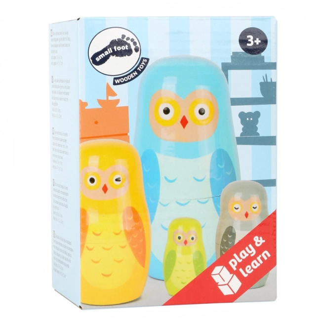 Petite famille de hiboux Matrjoška