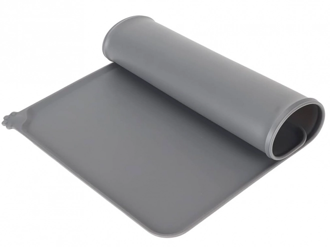 Tapis antidérapant en silicone imperméable pour bols pour chiens et chats