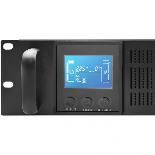 Alimentation de secours UPS RACK 1kVA 800W avec LCD