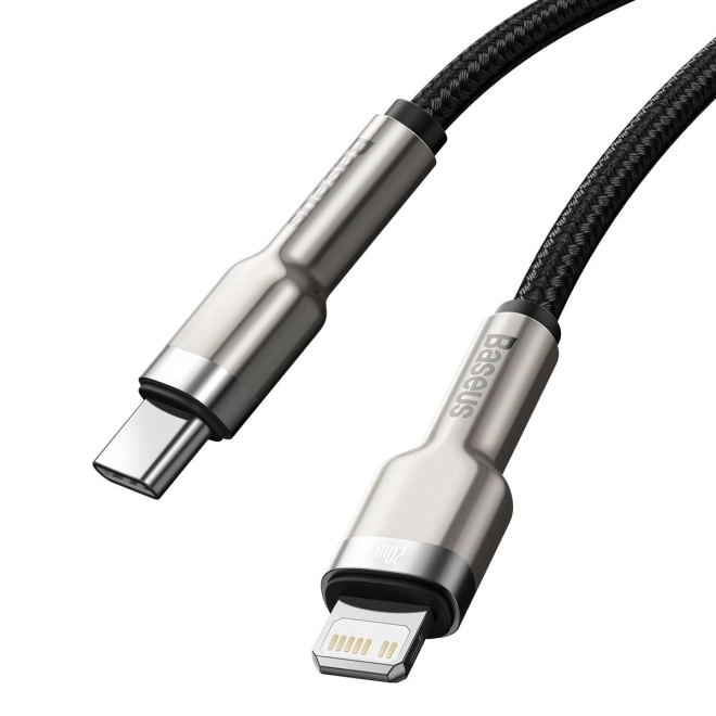 Baseus USB-C vers Lightning câble Cafule 20W, 2m noir