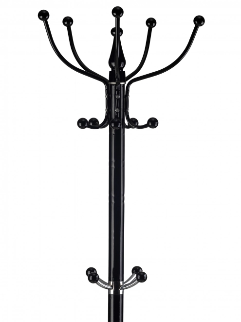 Porte-vêtements porte-manteau base stable noire