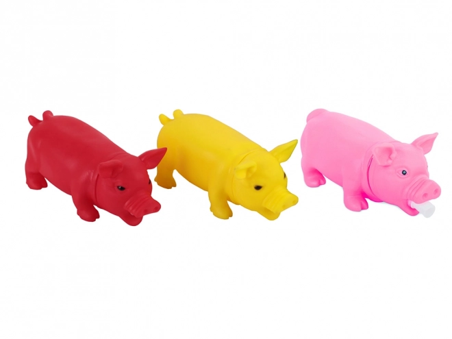 Jouet en caoutchouc pour chiens en forme de cochon qui couine
