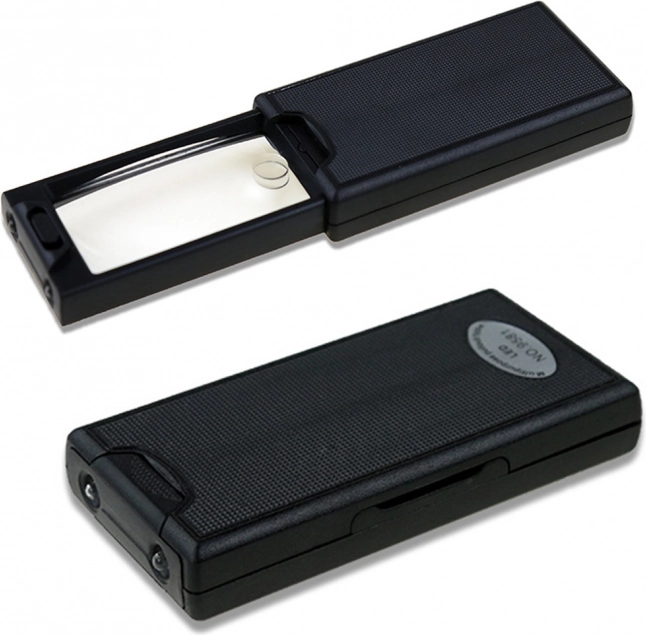 Loupe de poche pour bijoutier LED UV 45x