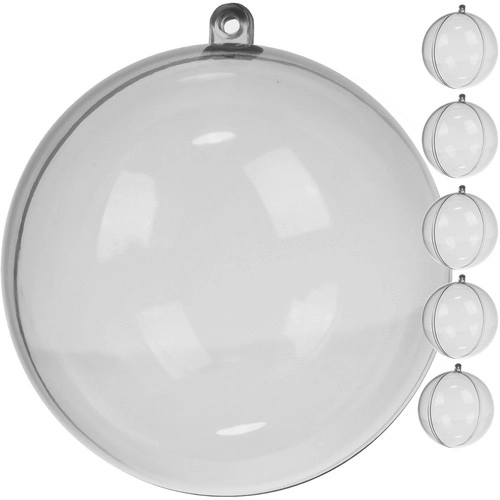 Ornements transparents 12cm - ensemble de 5 Ruhhy 22278
