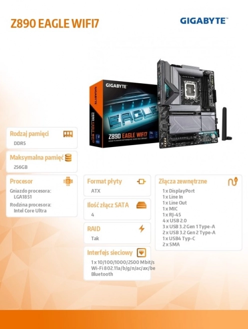 Carte mère de base Eagle WIFI7