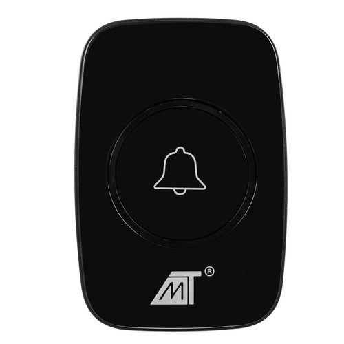 Sonnette sans fil noire Malatec