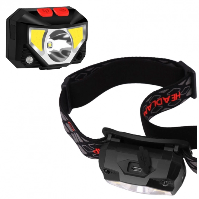 Lampe frontale LED avec capteur de mouvement