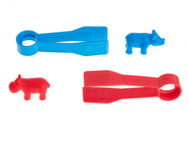 Jeu montessori en bois Apprends à compter – Animaux de safari