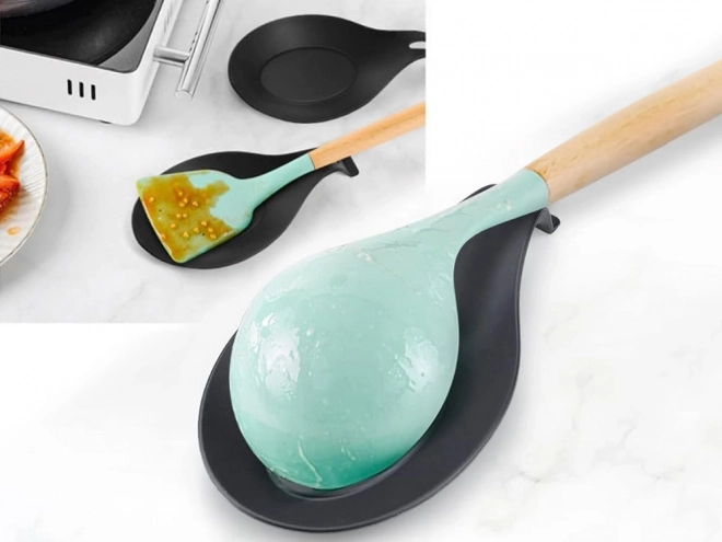 Égouttoir en silicone pour cuillères