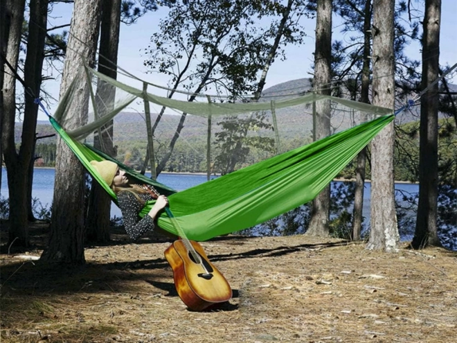 Hamac avec moustiquaire 270x140cm