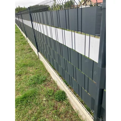 Bande de clôture 19cmx35m 450g/m2 anthracite 23696