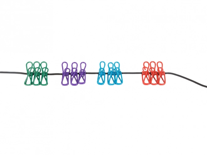 Corde à linge élastique avec clips