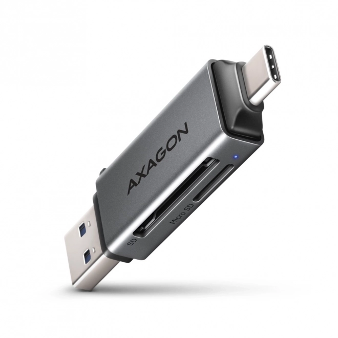 Lecteur de cartes externe USB3.2 Gen 1 Type-C + Type-A SD/microSD