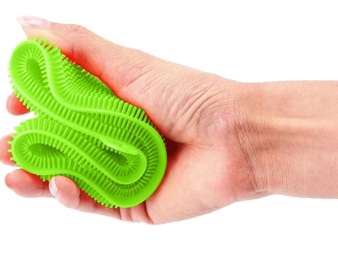 Éponge en silicone pour récurer la vaisselle et les légumes