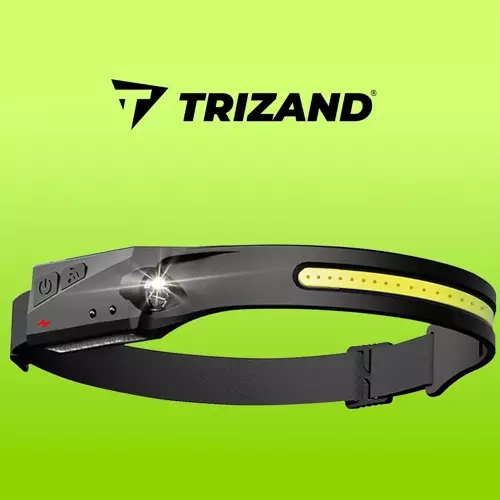 Lampe Frontale LED USB Trizand 21652