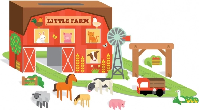 set de jeu petite ferme Petit Collage