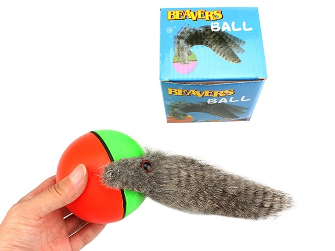 Jouet d'évasion pour chats et chiens avec balle et furet