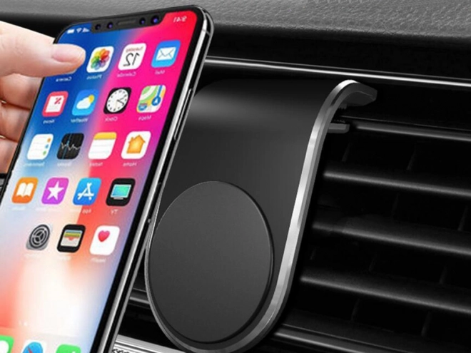 Support magnétique pour voiture à grille de ventilation
