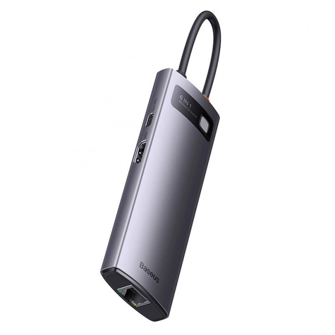 Baseus StarJoy 6 en 1 USB-C hub avec plusieurs connecteurs