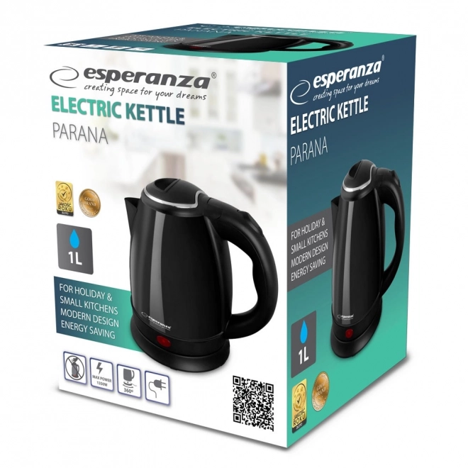 Bouilloire Parana 1,0 l noir