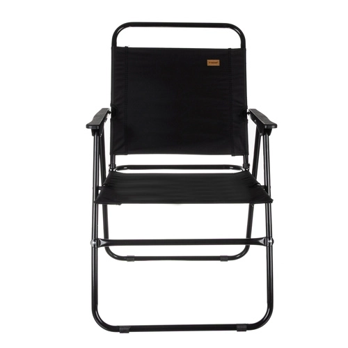 Chaise de pêche pliante noire Trizand