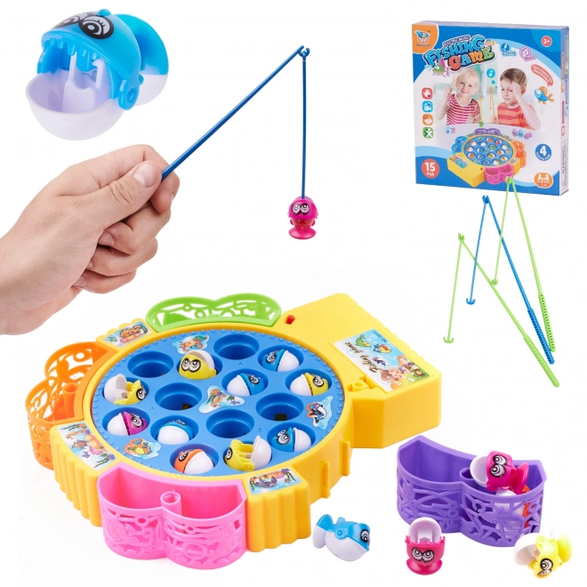 Jeu de pêche familial - attrape ton poisson