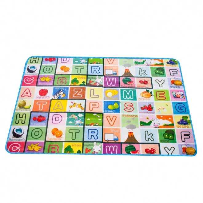 Tapis de jeu en mousse éducatif double face 180x120 cm