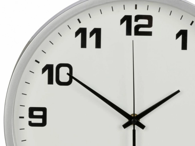 Grande horloge murale silencieuse 25 cm ronde