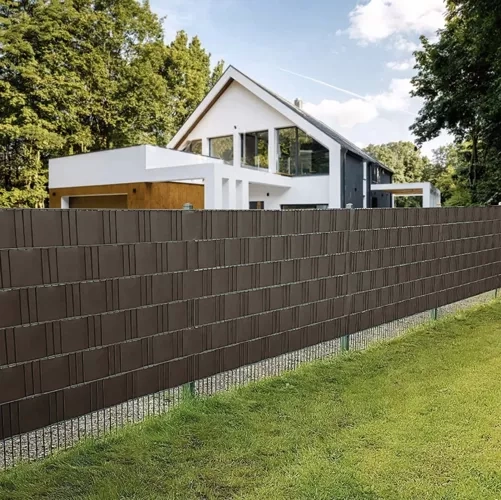 Ruban de clôture 19cmx35m 450g/m2 marron 23702
