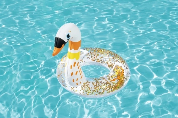 Design amusant de cygne avec paillettes