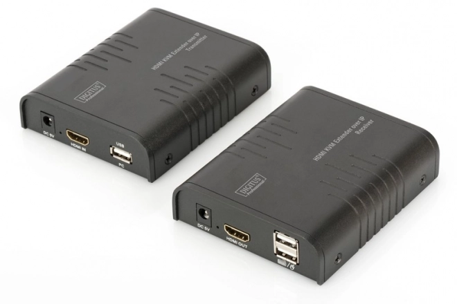 Extendeur KVM (HDMI+USB) jusqu'à 120m via Cat.5e UTP ou IP, 1080p FHD 60Hz, audio