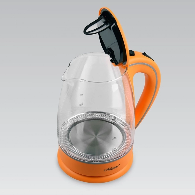 Bouilloire en verre 1,7 l 2000 W MR-064-ORANGE