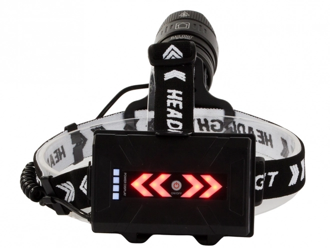 Lampe frontale professionnelle avec LED Cree XHP360 Powerbank Zoom de Bailong
